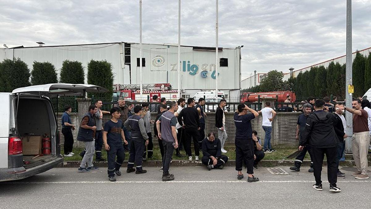 Son dakika... Fabrikada patlama sonrası yangın: 1'i ağır, 8 yaralı