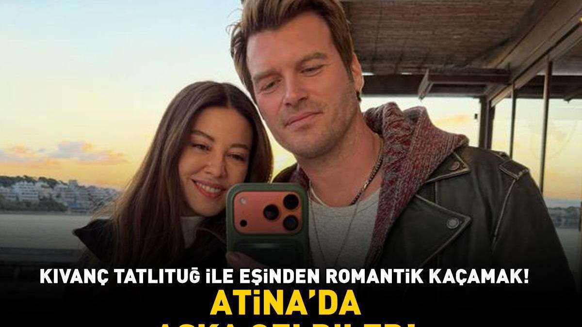 Aşk-ı Memnu'nun Behlül'üydü! Kıvanç Tatlıtuğ ile Başak Dizer'den romantik kaçamak! Atina'da aşka geldiler