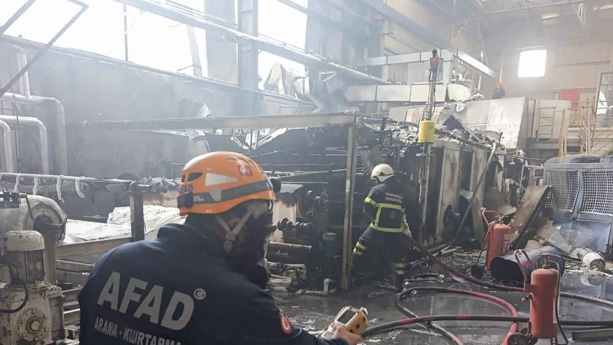 Fabrikadaki yangında yaralanan 8 işçiden 7'si taburcu oldu