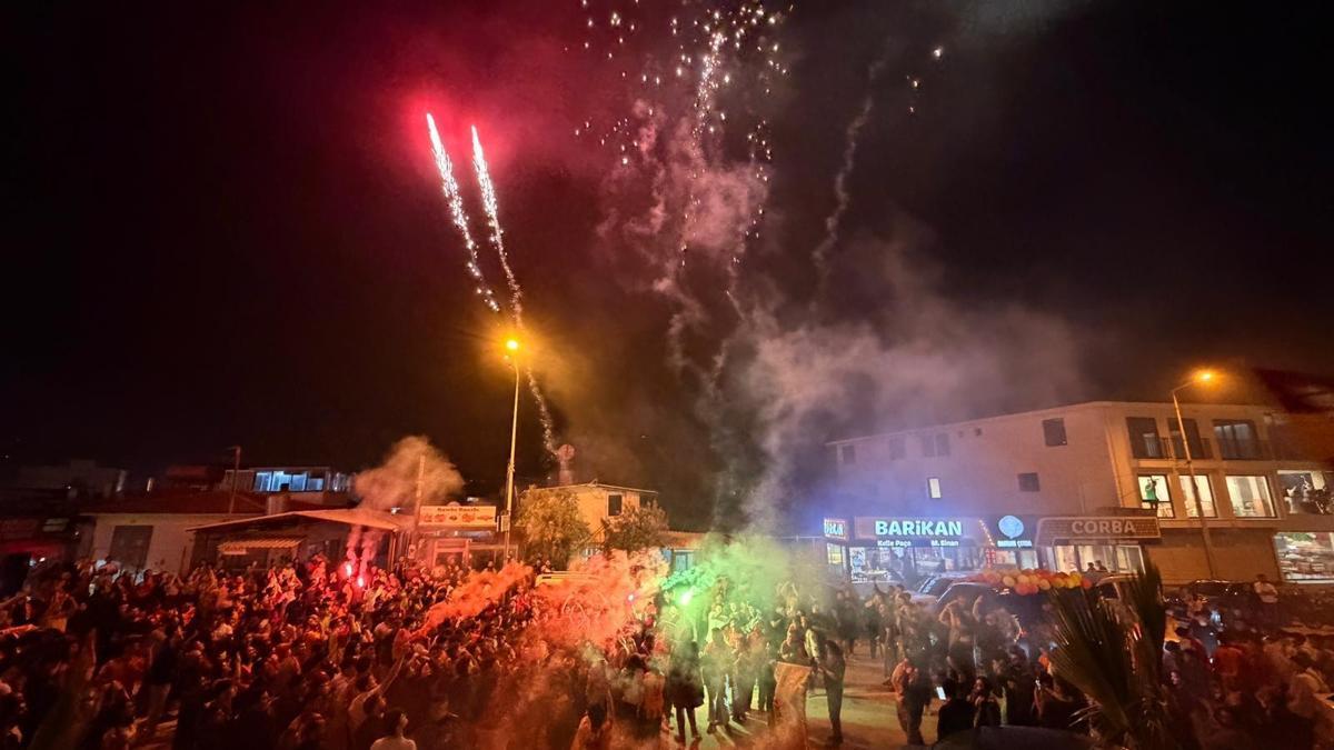 Galatasarayın şampiyonluğu Hatayda kutlandı