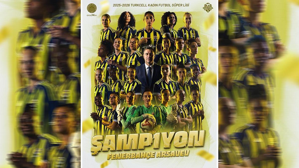Kadın Futbol Süper Ligi'nde şampiyon Fenerbahçe arsaVev