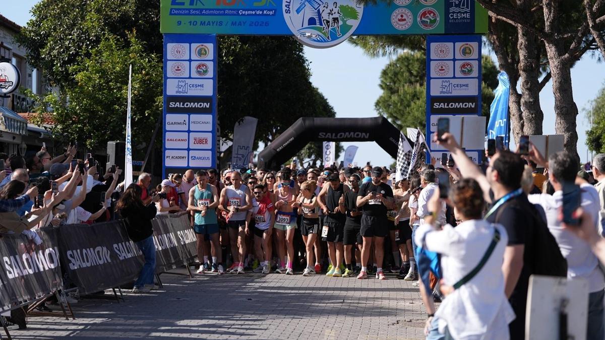 Çeşme Yarı Maratonunda ödüller sahiplerini buldu