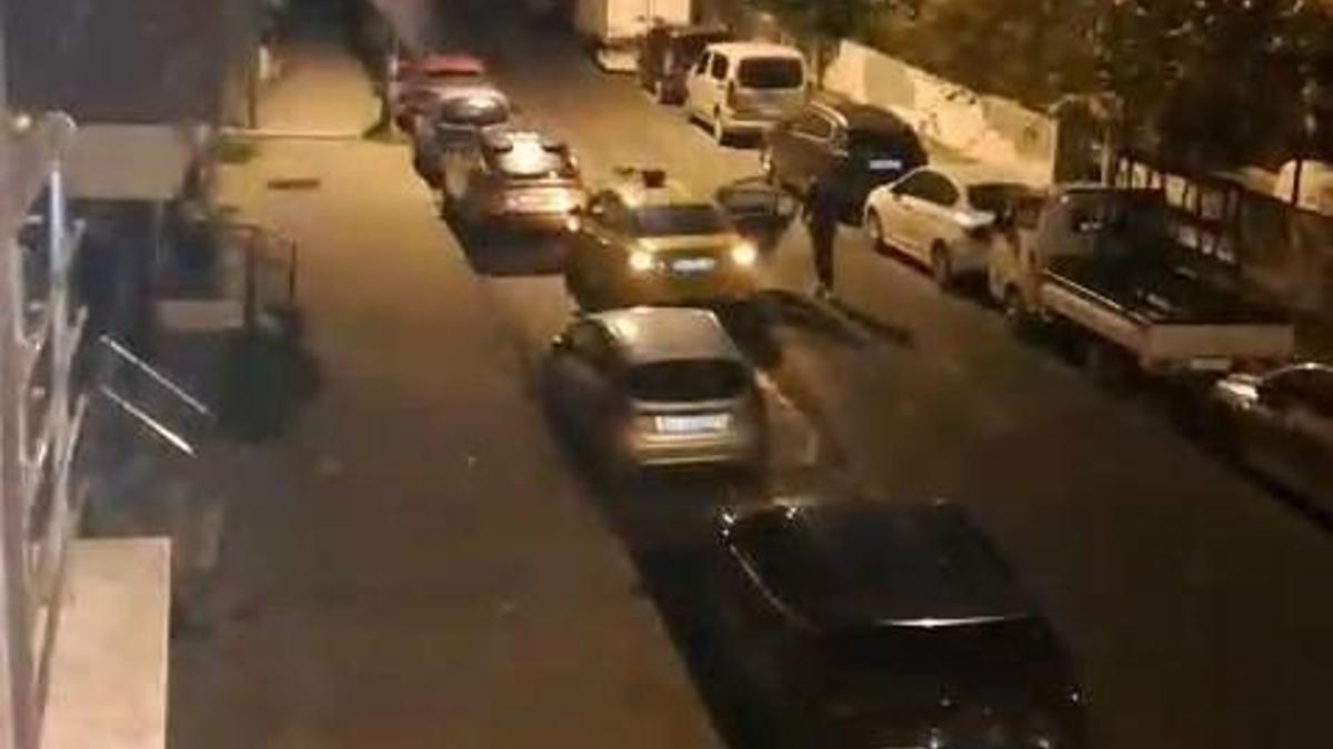 Eyüpsultan'de taksicinin boynuna ip geçirilerek gasbedildiği anlara ait yeni görüntüler ortaya çıktı