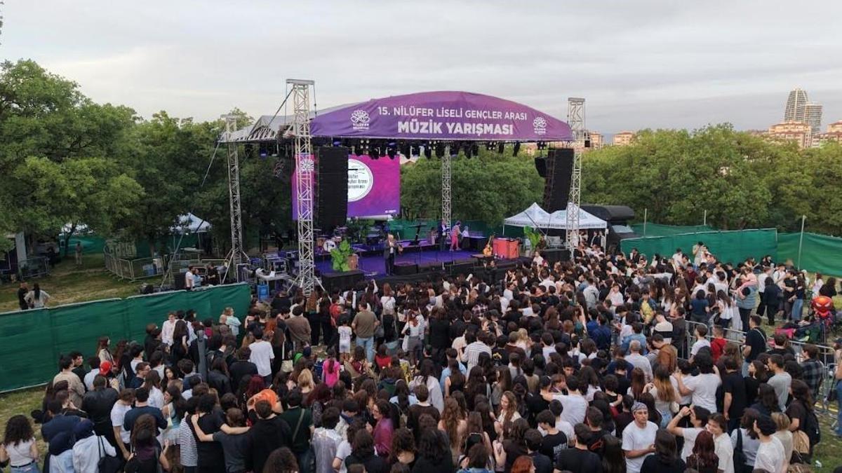 Liseli müzisyenler 15inci kez Nilüferde buluştu