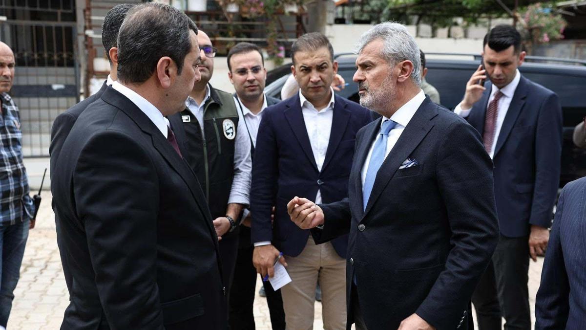 Başkan Öntürk, Reyhanlıda incelemelerde bulundu