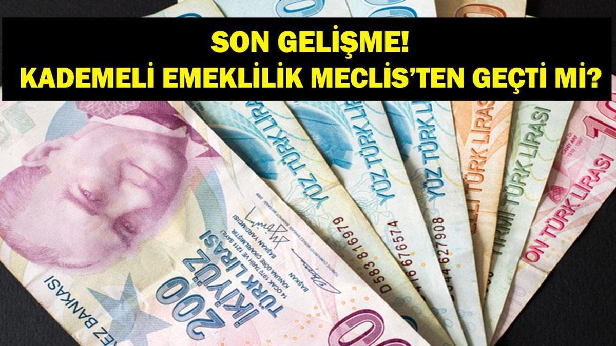 ERKEN EMEKLİLİK (EYT) MECLİS'TEN GEÇTİ Mİ? Kademeli Emeklilik Son Durum Ne? Kademeli Emeklilik 2000 Sonrasını Kapsayacak Mı?