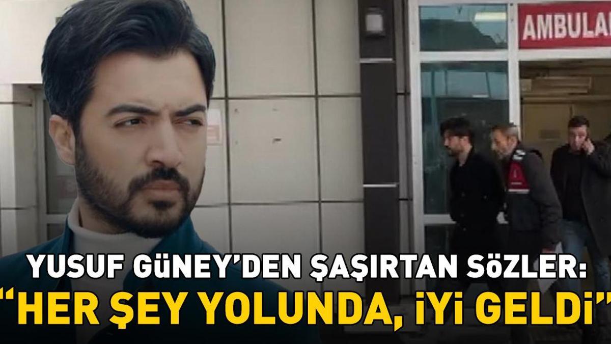 Ev hapsi cezasıyla tahliye edilmişti! Yusuf Güney'den şaşırtan sözler: 'Her şey yolunda, iyi geldi'