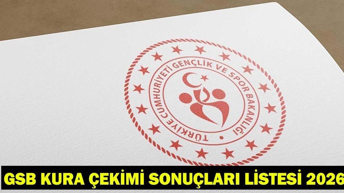 GSB KURA ÇEKİMİ CANLI İZLE| Gençlik ve Spor Bakanlığı kura çekimi ne zaman, saat kaçta? GSB 157 işçi alımı kura yayını nereden izlenecek?