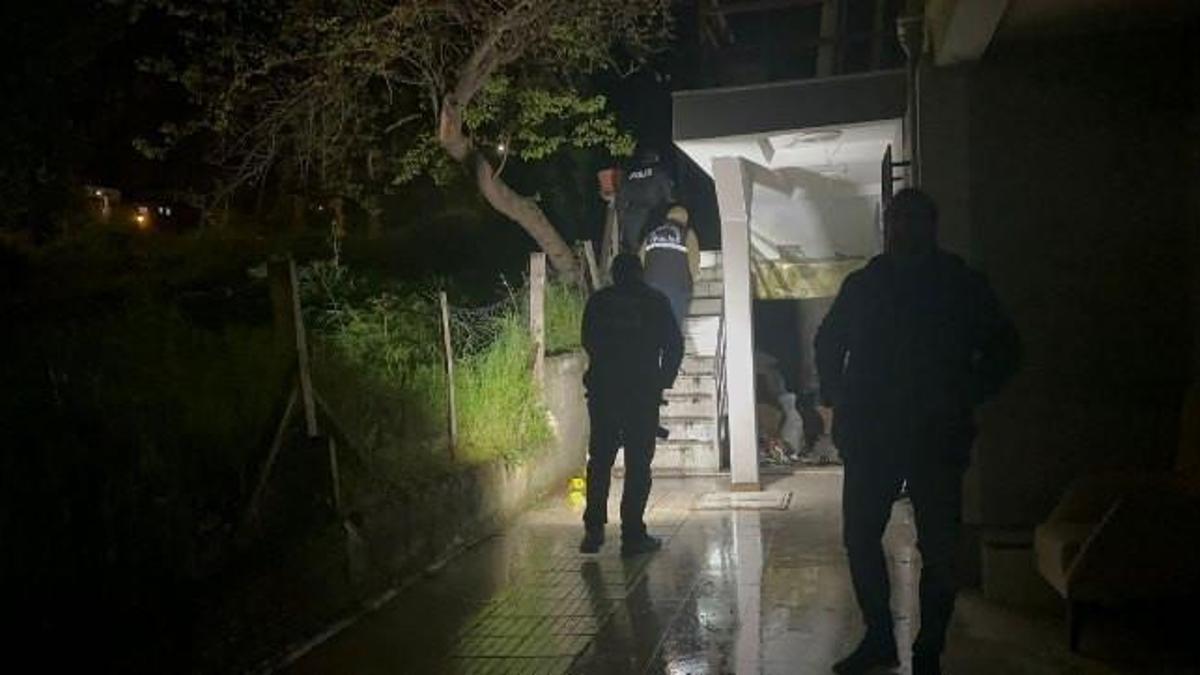 Binanın bahçesinde tüfekle ateş açıldı