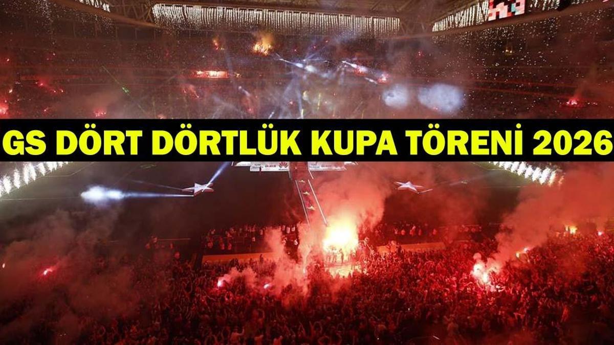 GALATASARAY ŞAMPİYONLUK KUTLAMASI 2026 | Dört Dörtlük Gece kupa töreni ne zaman, saat kaçta, nerede yapılacak? Kupa töreninde sahne alacak şarkıcılar