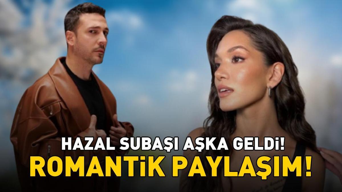 Romantik paylaşım! Hazal Subaşı aşka geldi! Sevgilisi Oğuzhan Koç'a böyle seslendi!