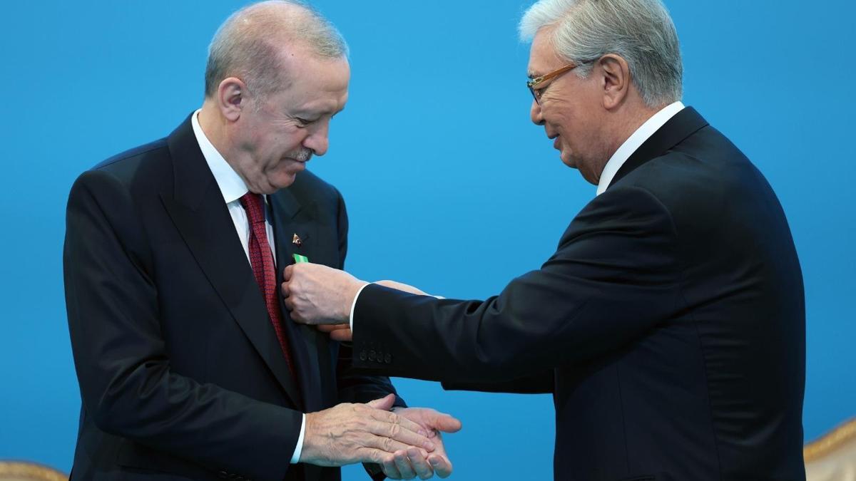 Kazakistan ile 13 anlaşma imzalandı! Erdoğan'dan iş birliği mesajı
