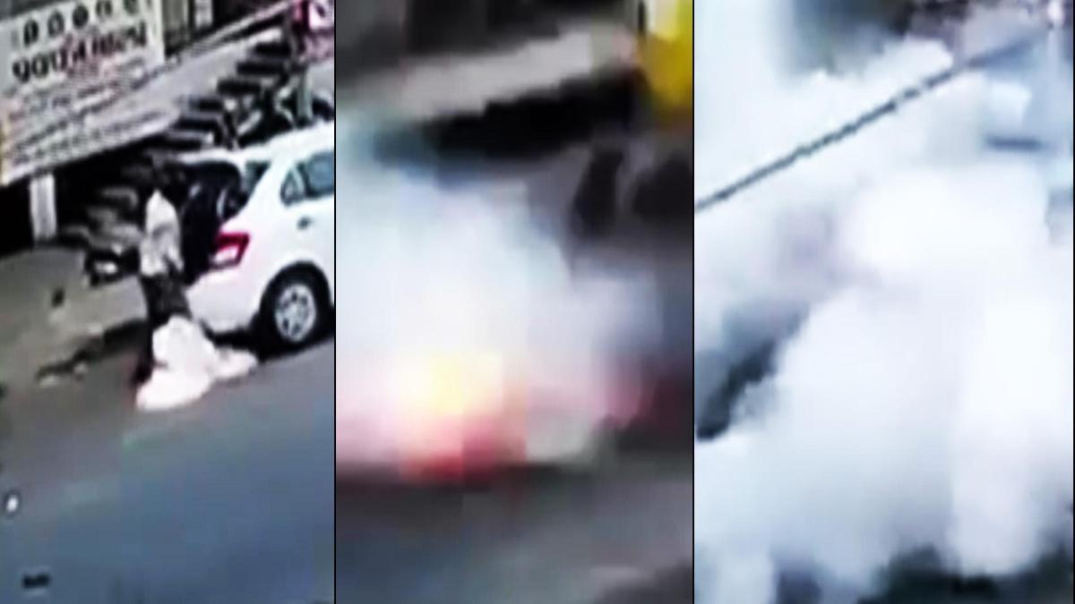 Paket bomba gibi patladı!