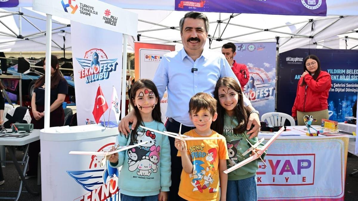 Yıldırım Belediyesinin düzenlediği 2nci Bursa Gençlik ve Teknoloji Festivali sona erdi
