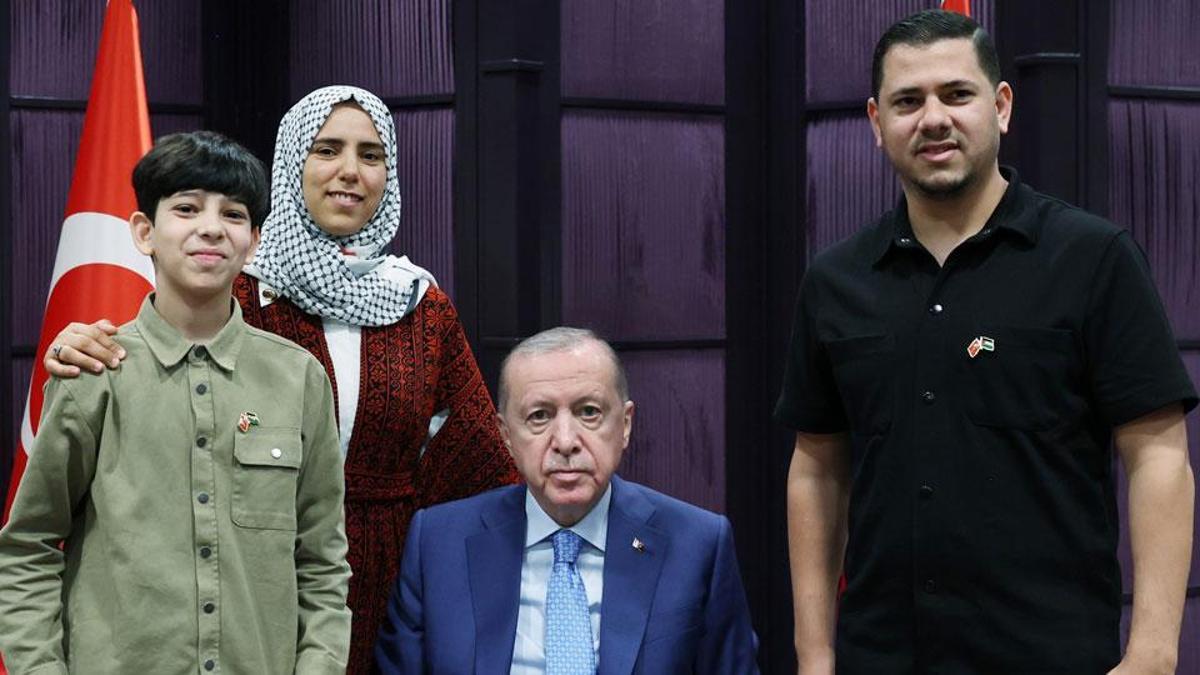 Cumhurbaşkanı Erdoğan Gazzeli Ramazan ile görüştü