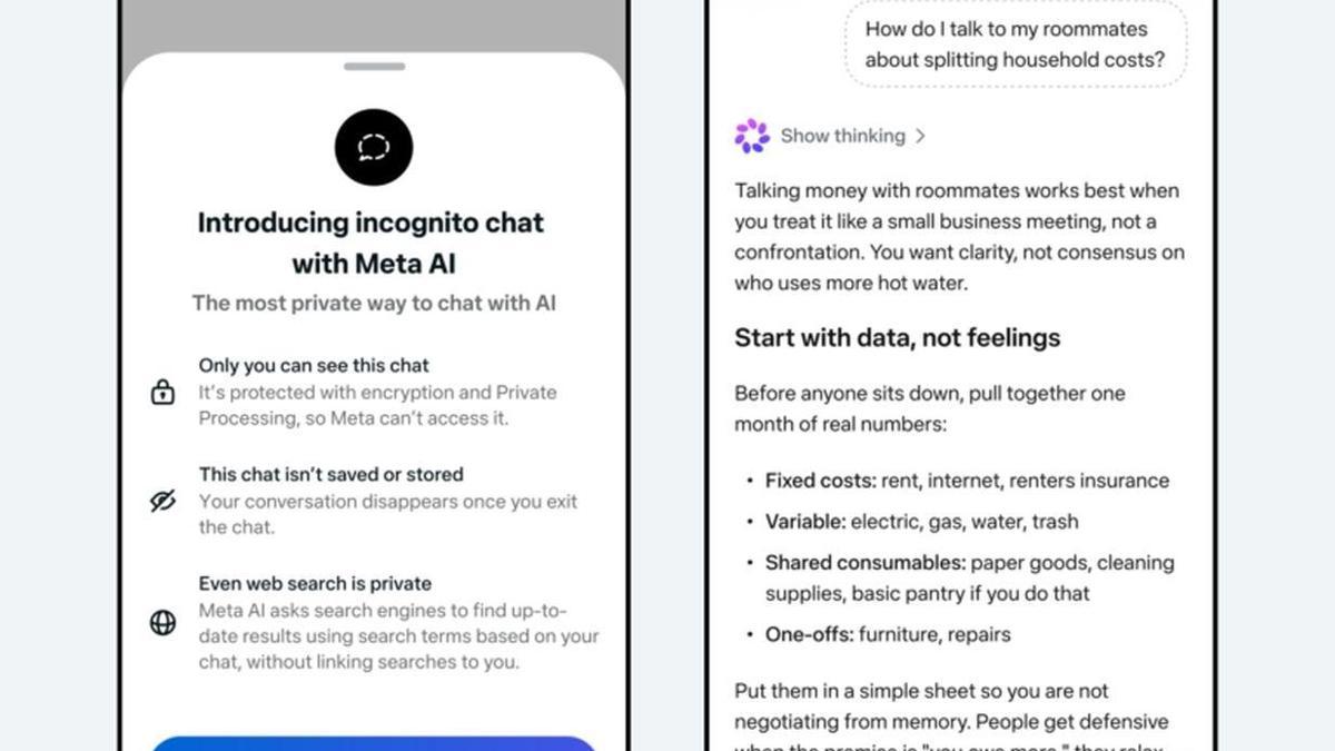 Meta AI ile gizli sohbet özelliğini kullanıma sunacak