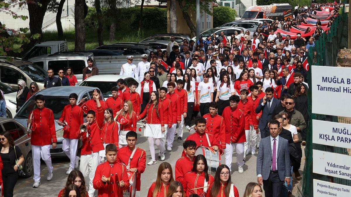 Muğla'da 19 Mayıs coşkusu