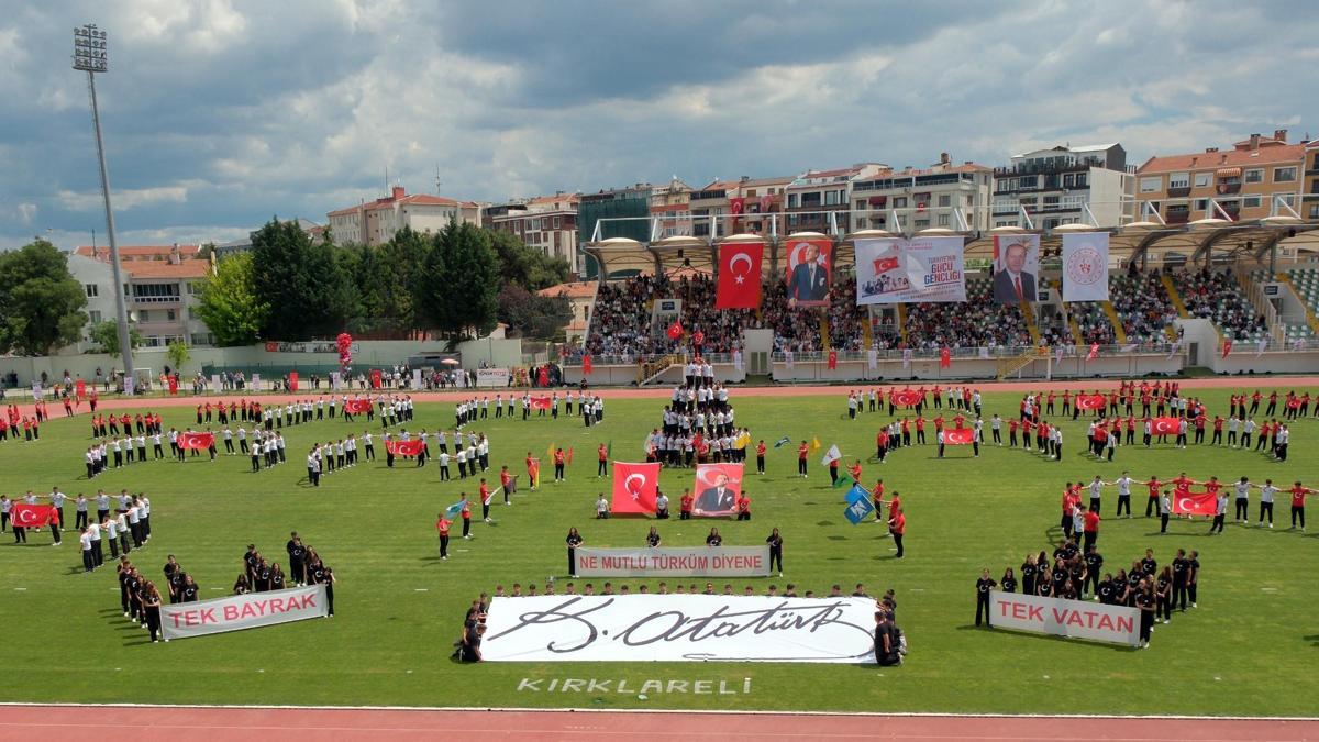 Trakyada 19 Mayıs coşkusu