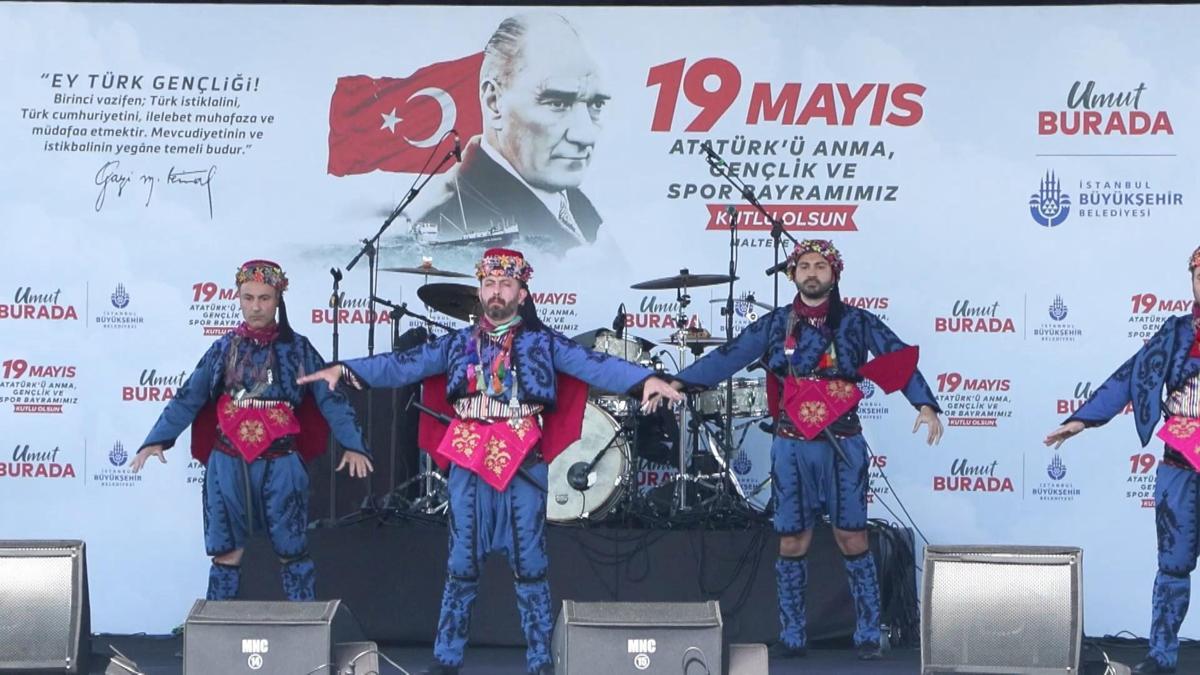 19 Mayıs Atatürkü Anma Gençlik ve Spor Bayramı Maltepe'de kutlandı
