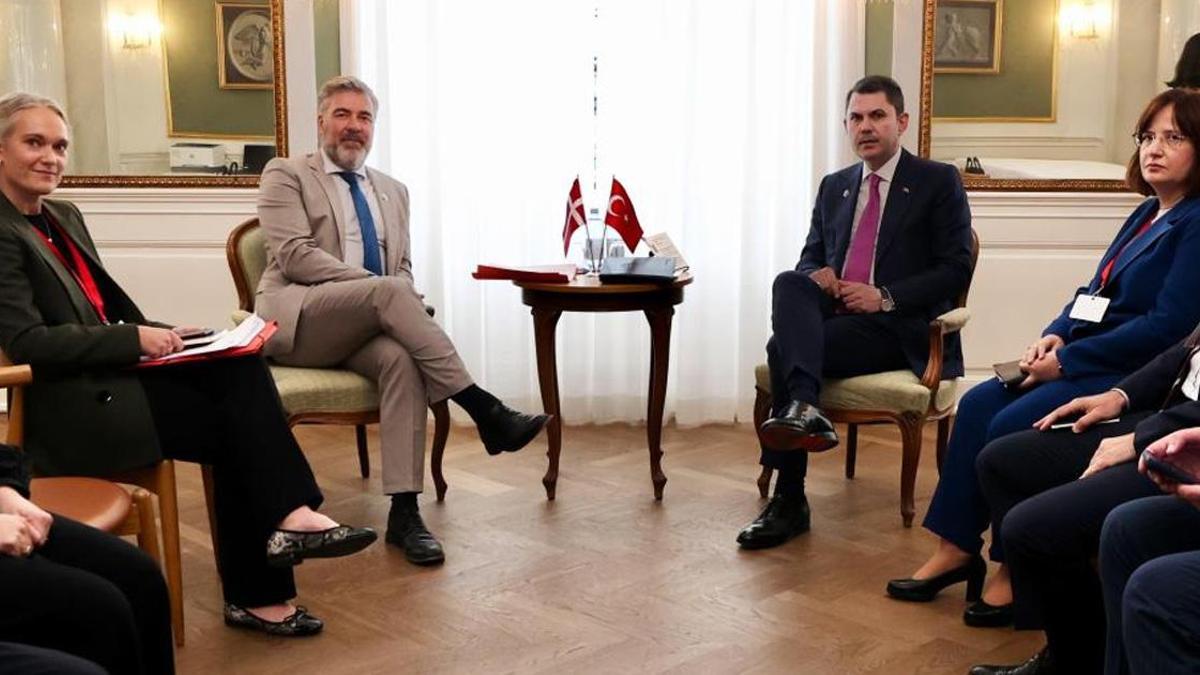 Bakan Murat Kurum, Danimarka Kralı X. Frederik ile Görüştü