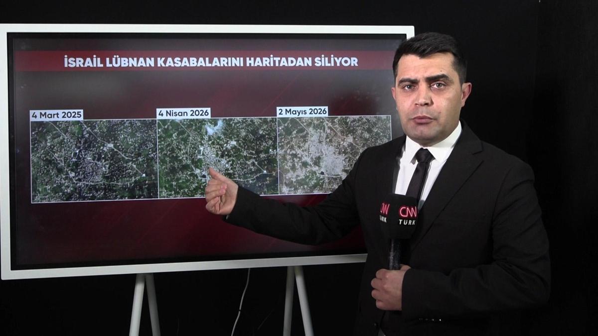 İşte o uydu görüntüleri: İsrail Lübnan'ı haritadan siliyor