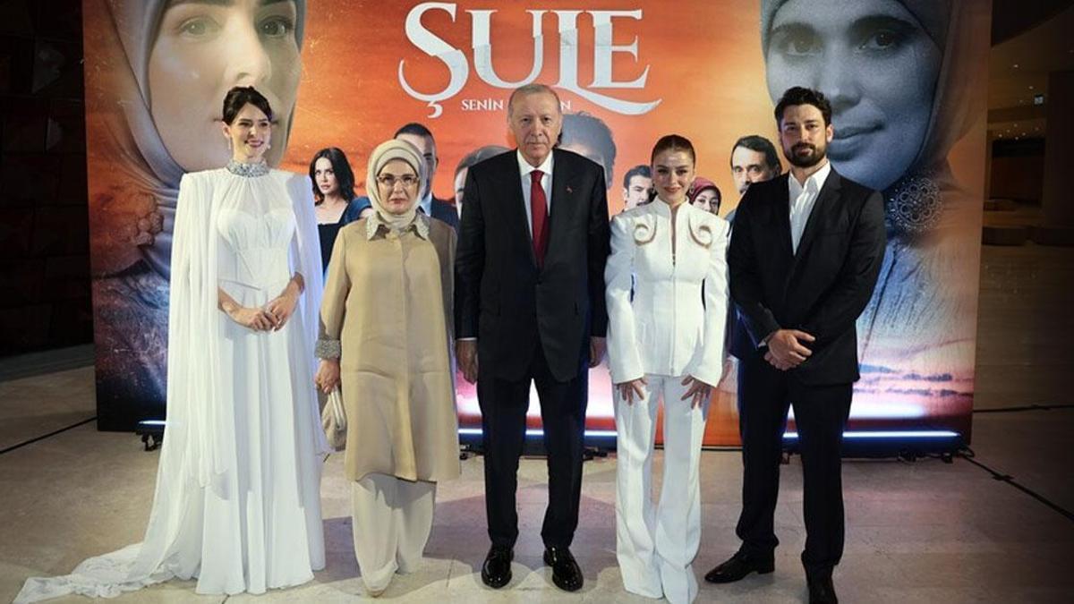 Cumhurbaşkanı Erdoğan ve Emine Erdoğan, "Şule Senin Hikayen" dizisinin galasına katıldı