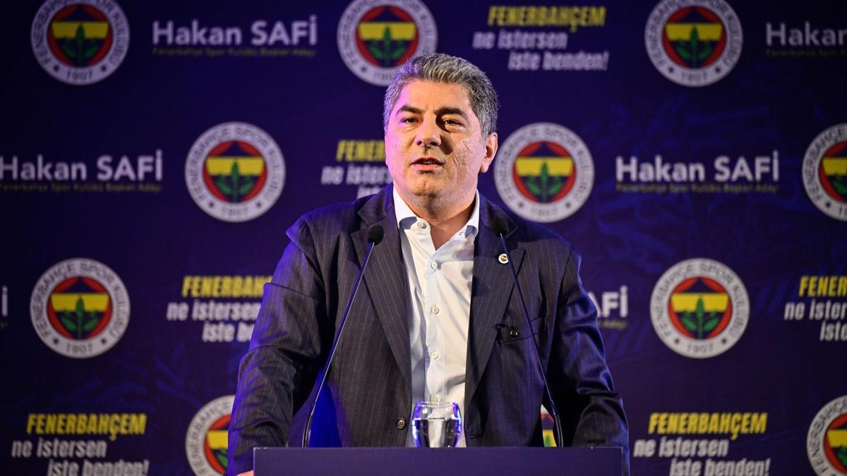 Fenerbahçe Başkan Adayı Hakan Safi, listesindeki isimleri tanıttı