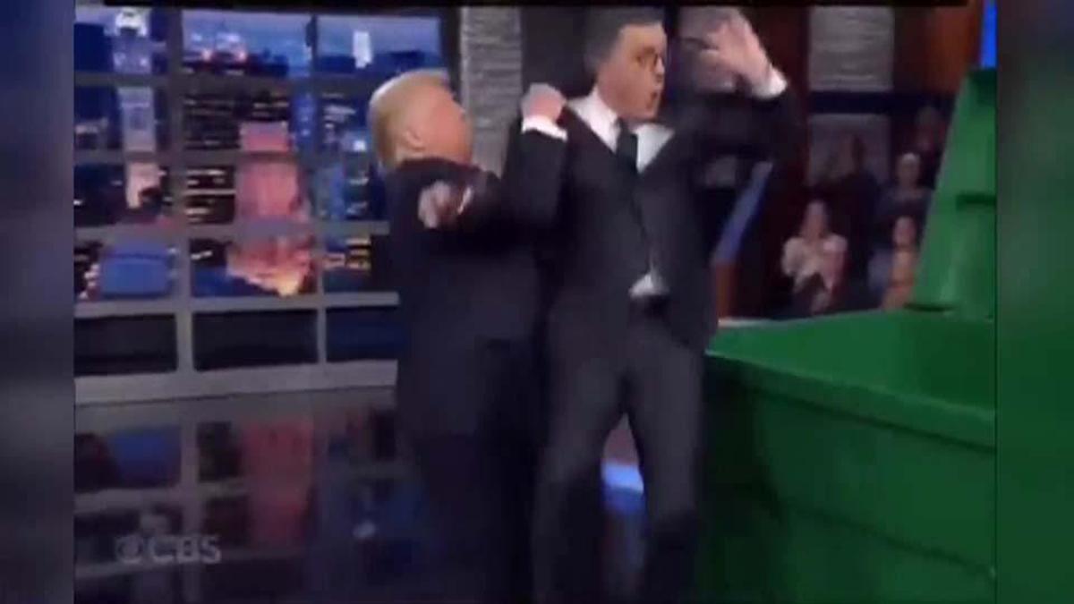 TRUMP ÜNLÜ SUNUCUYU ÇÖPE ATTI! “The Late Show” tarihe karıştı