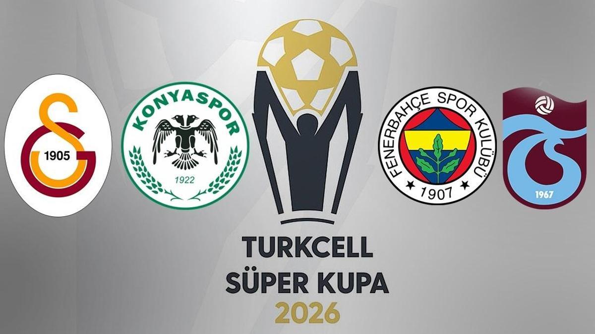 TFF açıkladı: Süper Kupa eşleşmeleri…