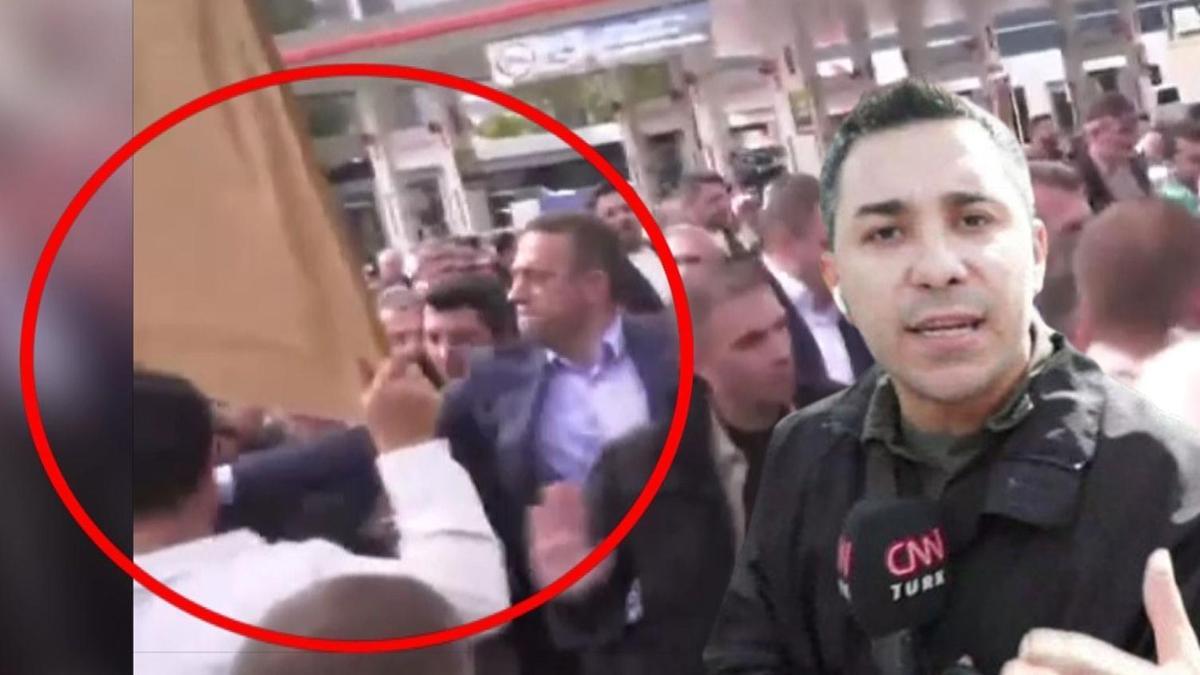 Canlı yayında CNN TÜRK'e müdahale: CHP'li Başarır'dan CNN TÜRK muhabirine saldırı