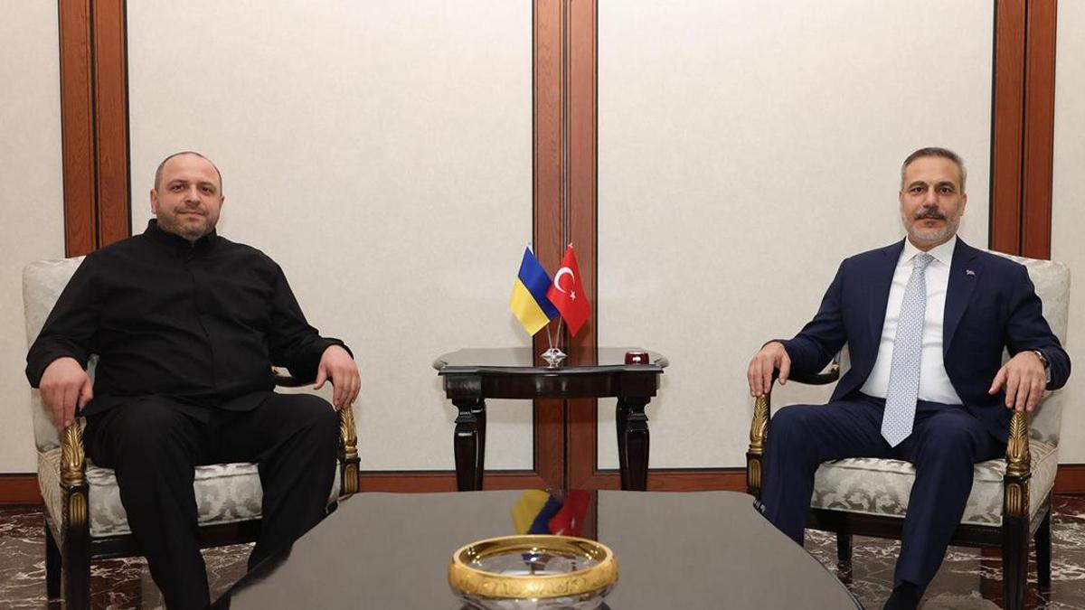 Dışişleri Bakanı Fidan, Ukrayna Ulusal Güvenlik ve Savunma Konseyi Sekreteri Umerov ile görüştü