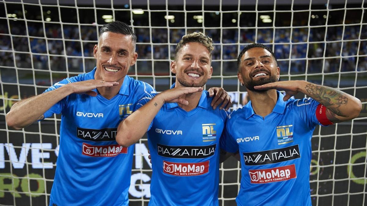 Gökhan İnler, Mertens ve Insigne gibi Napoli efsaneleri, yardım maçında bir araya geldi