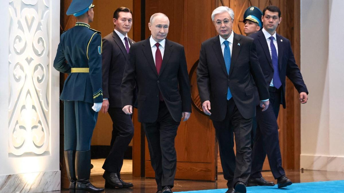 Rusya Devlet Başkanı Putin Astana'da