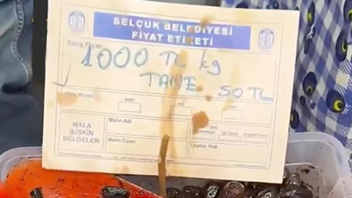 Tanesini 50 liradan satıyordu... O satıcıya ceza gecikmedi