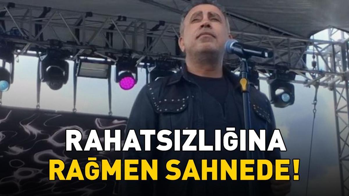 15 günlük istirahat raporu verilmişti! Haluk Levent rahatsızlığına rağmen sahnede!