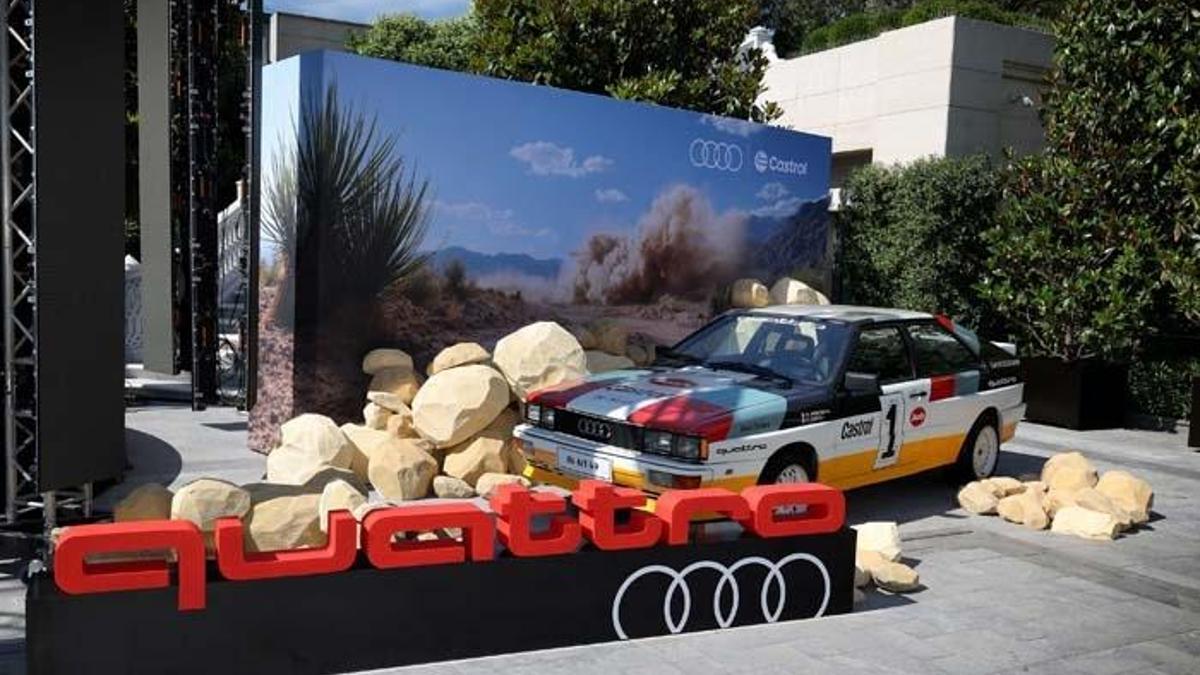 Audi'nin F1 otomobili İstanbul'a geldi