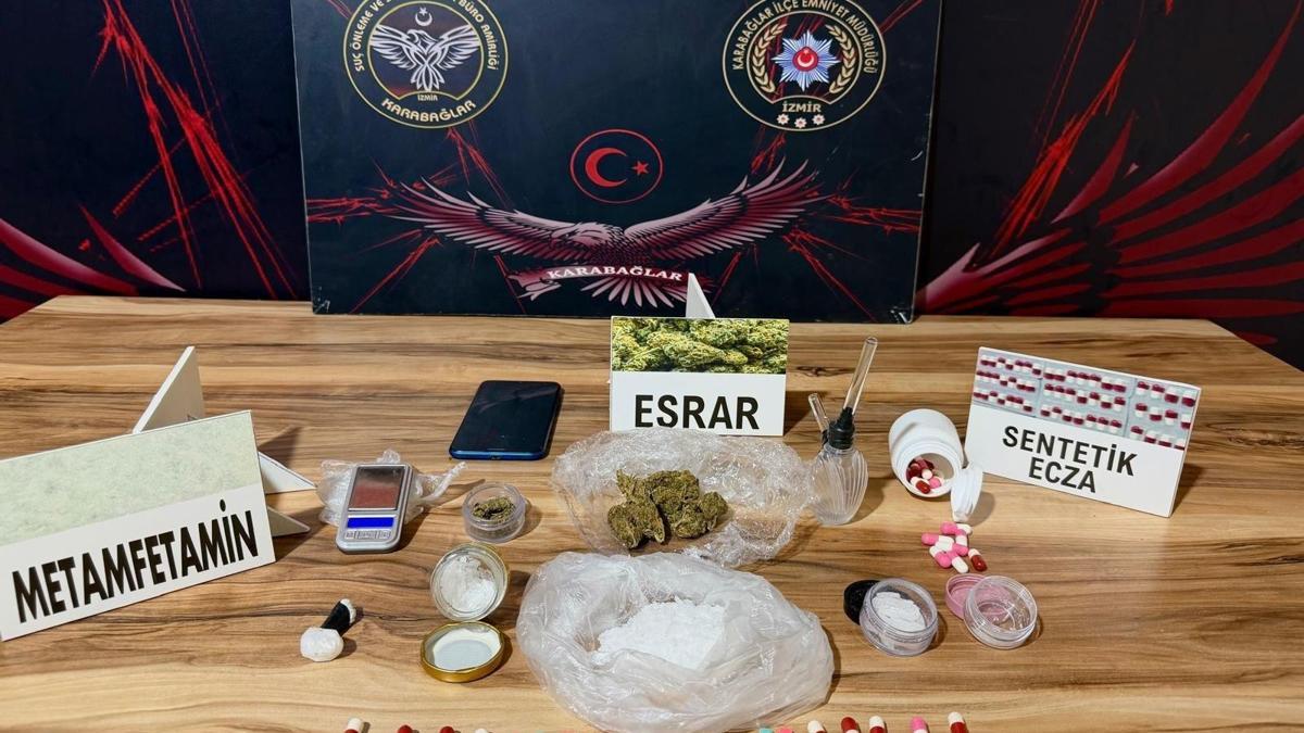 İzmir’de uyuşturucu operasyonu: 3 tutuklama