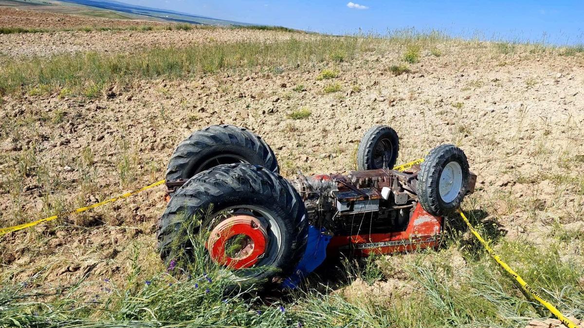 Nevşehir’de devrilen traktörün altında kalan çiftçi öldü