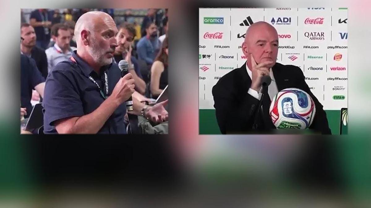 FIFA Başkanı Infantino'yu terleten Dünya Kupası so