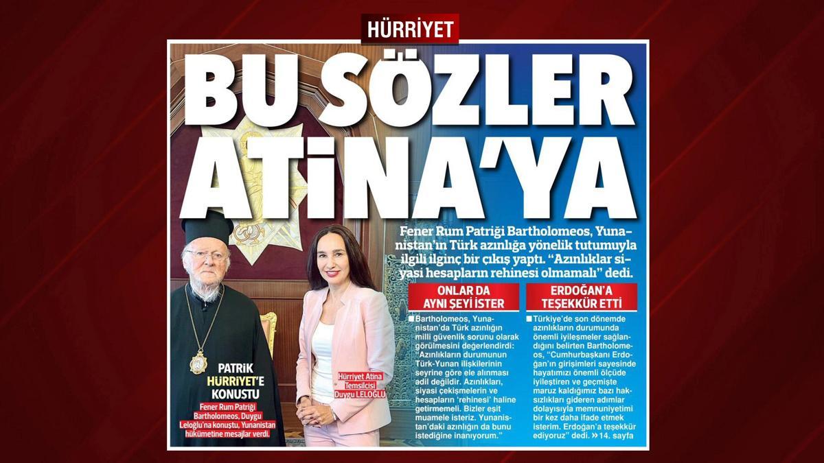 Ruhban okulu için yeni dönem mi? Bartholomeos'tan 