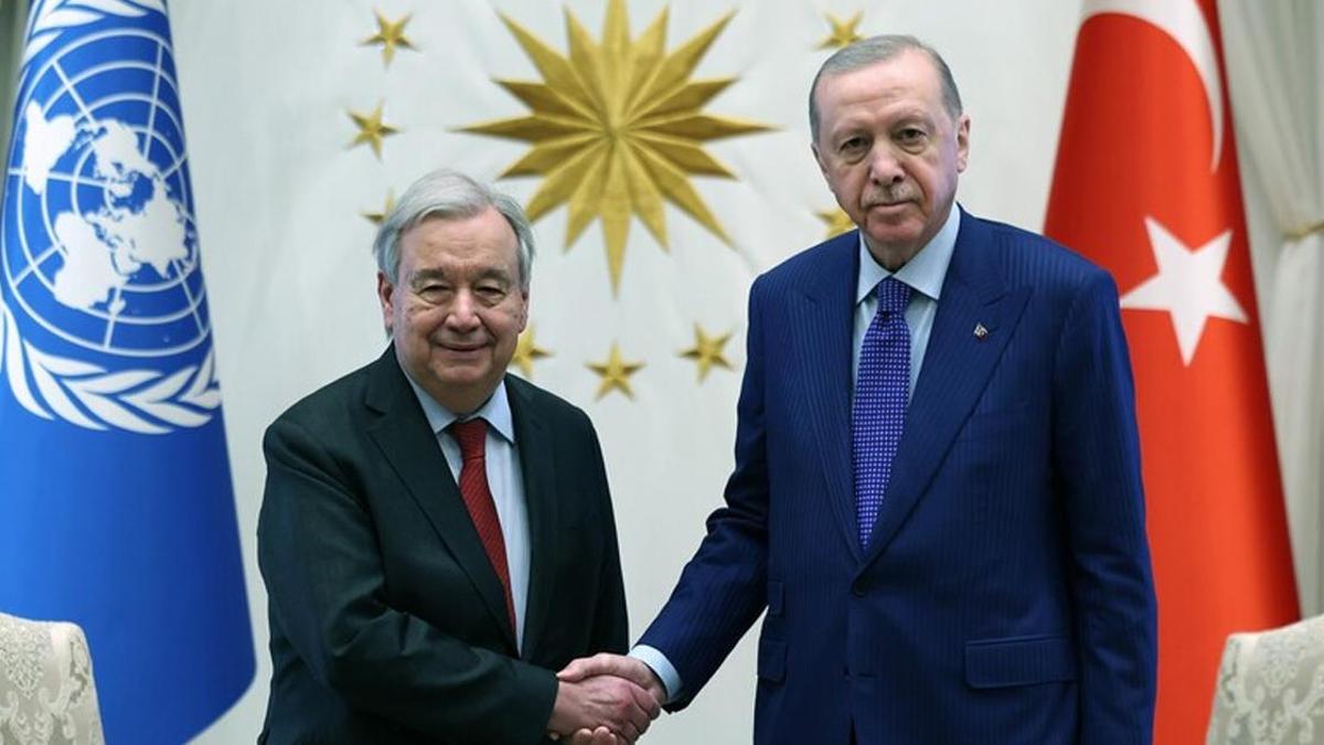 Cumhurbaşkanı Erdoğan, BM Genel Sekreteri Guterres ile telefonda görüştü