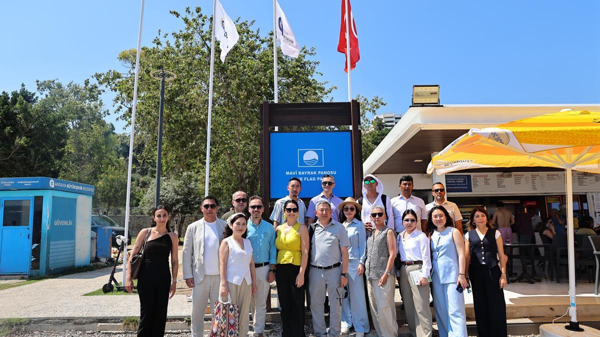 Kırgız heyet Antalya Büyükşehir Belediyesi’nin Mavi Bayrak deneyimini inceledi