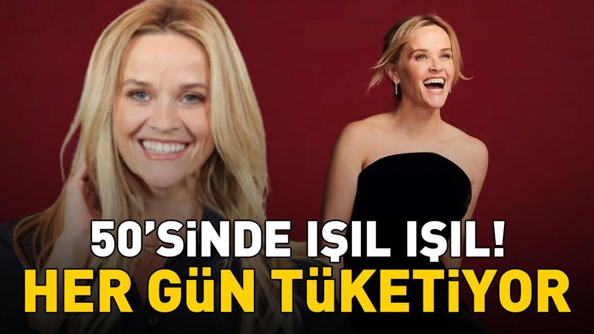 Kim der ki 50 yaşında! Reese Witherspoon'un güzellik sırrı! Meğer 10 yıldır bu karışımı tüketiyormuş...
