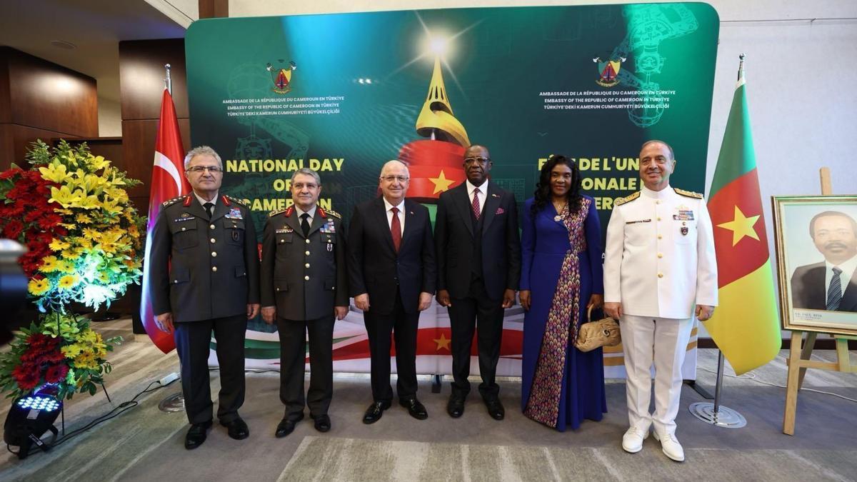 Bakan Güler, Kamerun Milli Günü resepsiyonuna katıldı
