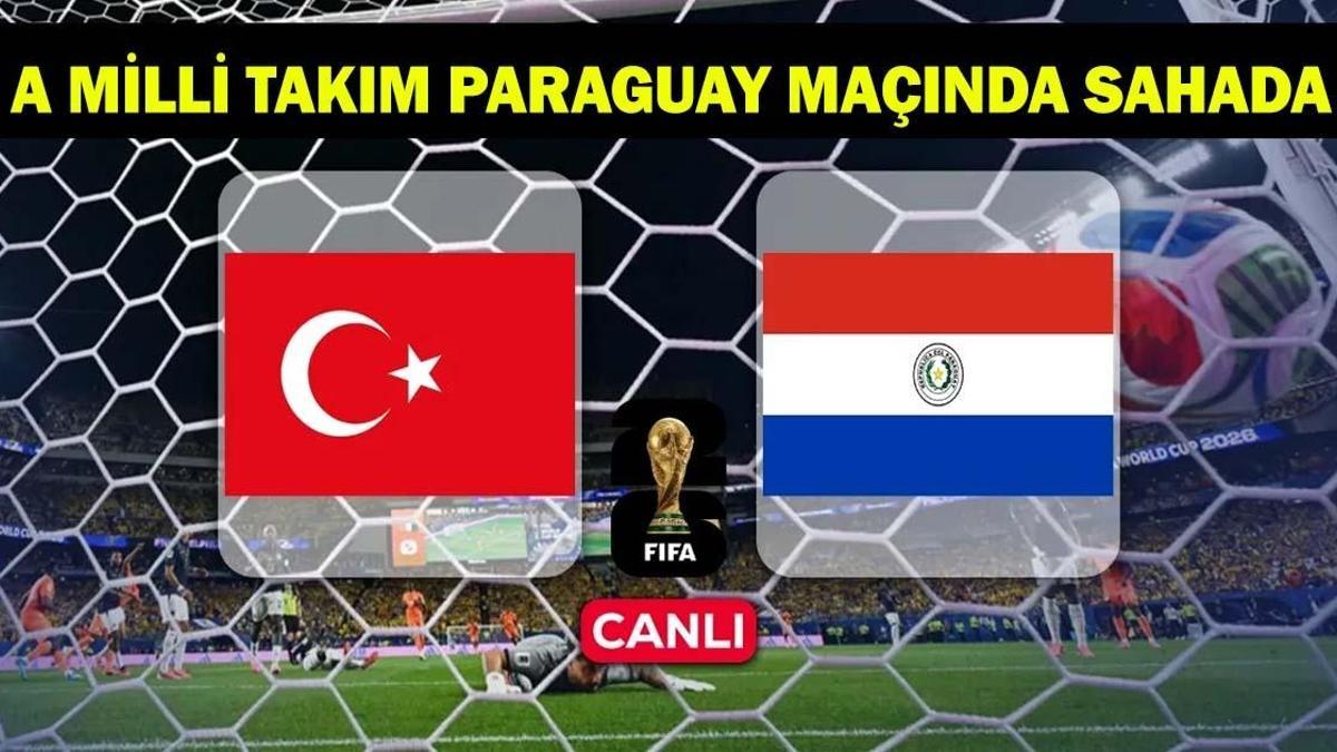 TÜRKİYE - PARAGUAY MAÇI CANLI İZLE | TRT1 Canlı Yayın İzle Kesintisiz HD! Türkiye Paraguay Maçı Kaç Kaç? Türkiye Maç Sonucu