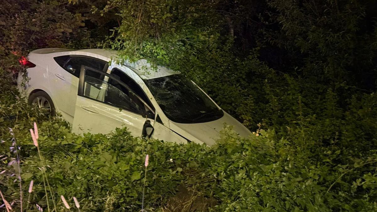 Samsun'da hedeğe devrilen otomobildeki 2 kişi yaralandı