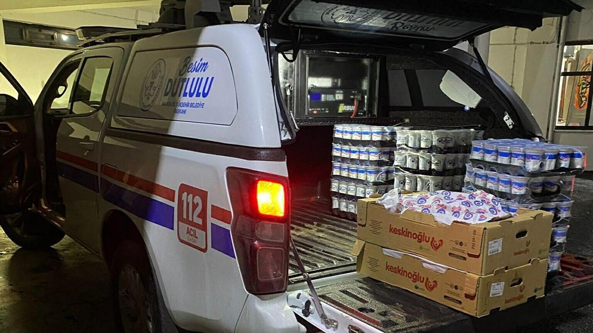 Manisa Büyükşehir Belediyesi'nden Salihli'deki sel mağdurlarına destek