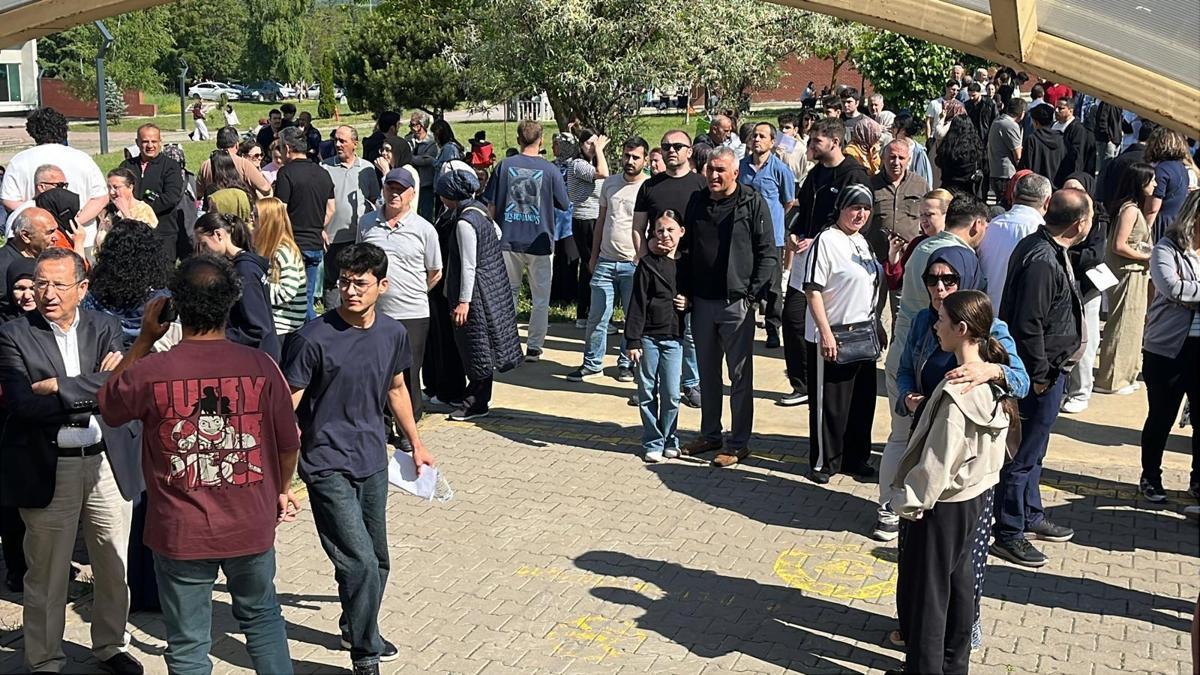 Bolu'da öğrencilerin sınav heyecanı
