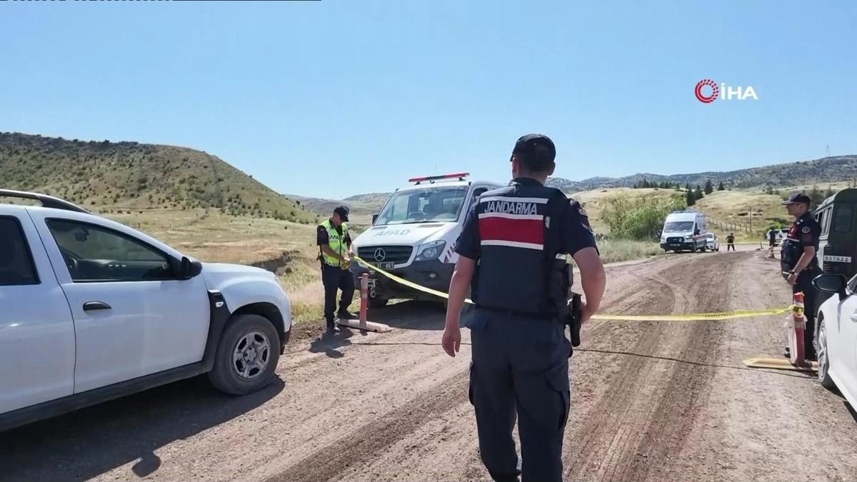 Kırıkkale'de patlama meydana gelen bölgeden görünüm