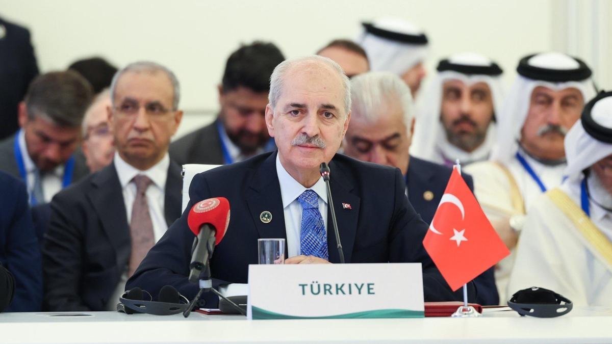 TBMM Başkanı Kurtulmuş'tan yeni dünya düzeni çağrısı